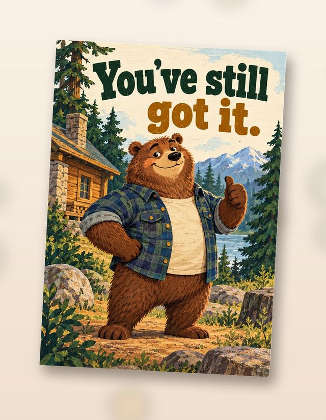 Card front: You’ve still got it.