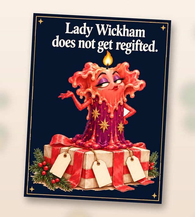 Card front: Lady Wickham does not get regifted.
