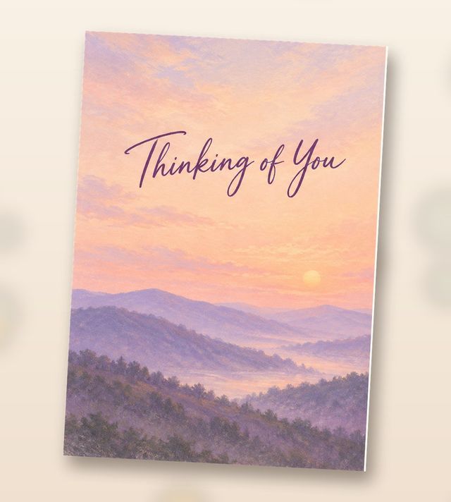 Card front: Thinking of You