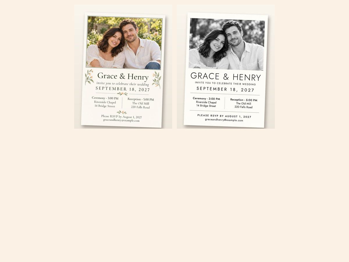 All the Wedding invitations