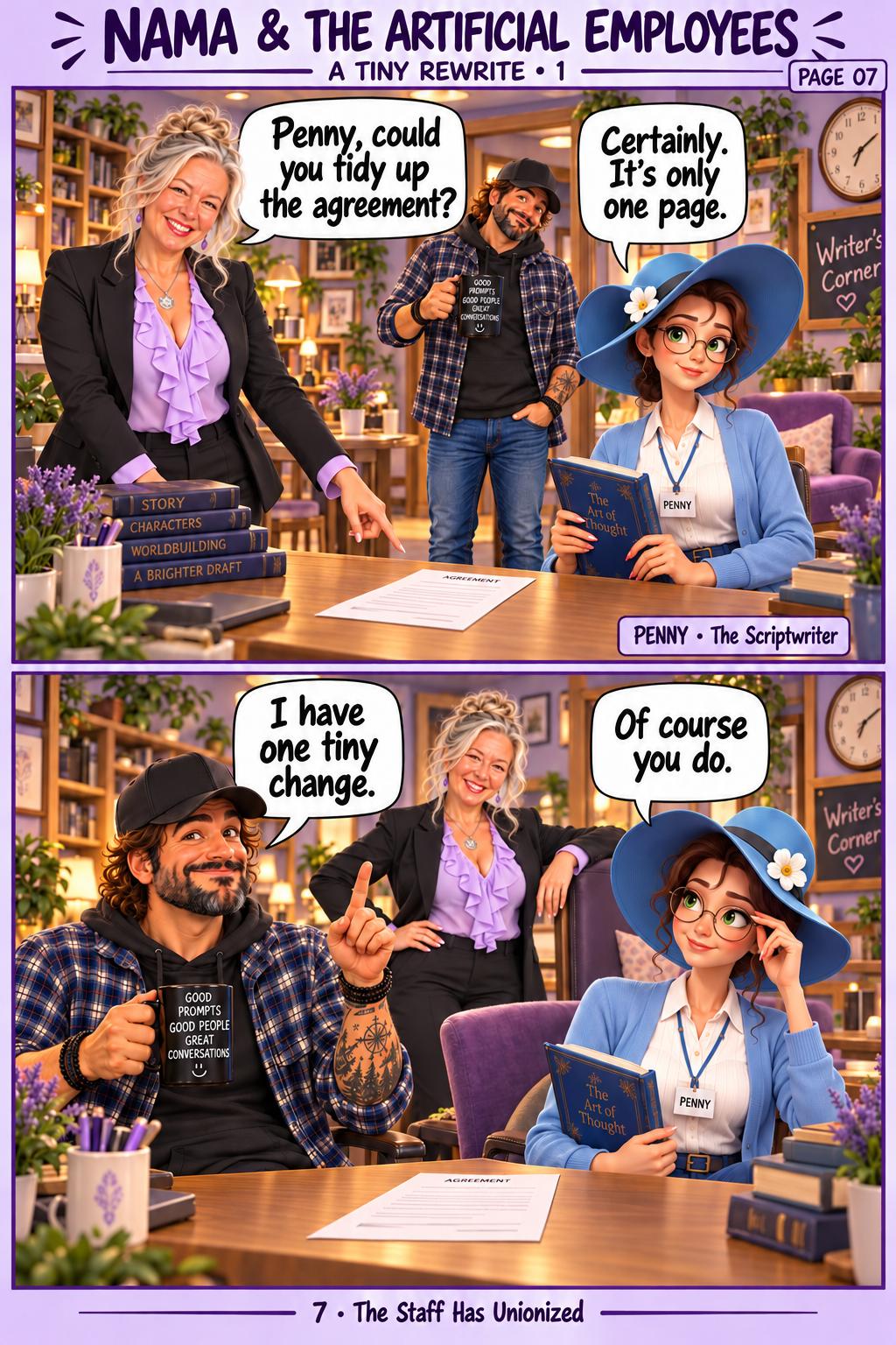 Page 7: A tiny rewrite, part 1