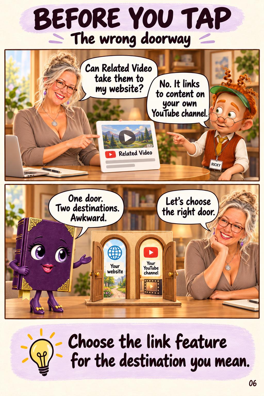 Page 6: The wrong doorway