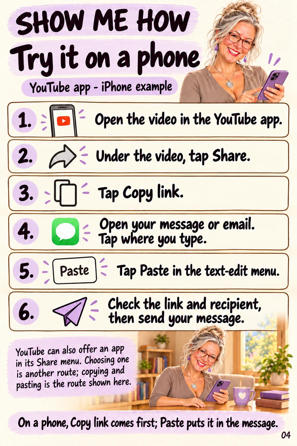 Page 4: phone instructions